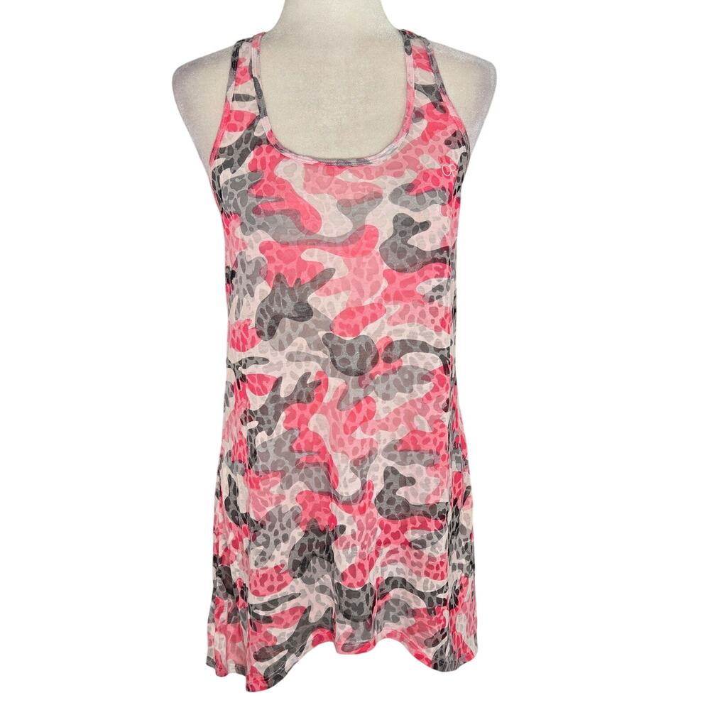 Op EUC racerback top Junior Small 3 5 pink  Grey white